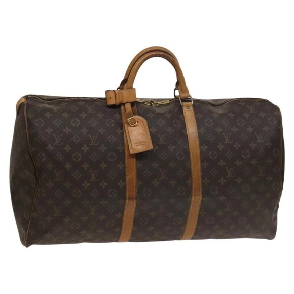LOUIS VUITTON Monogram Keepall 60 Boston Bag M41422 LV Auth 134847 - Picture 1 of 16